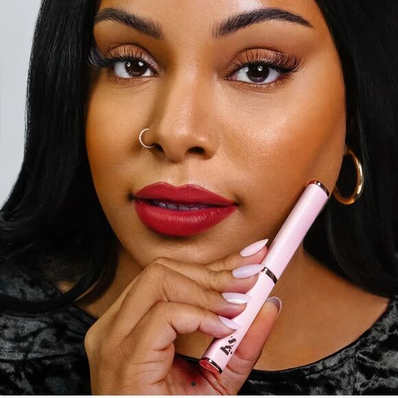 🌻 LYS SPEAK LOVE MOISTURE MATTE LIPSTICK DESIRED (Reddish Brown Lipstick) New - Picture 5 of 9